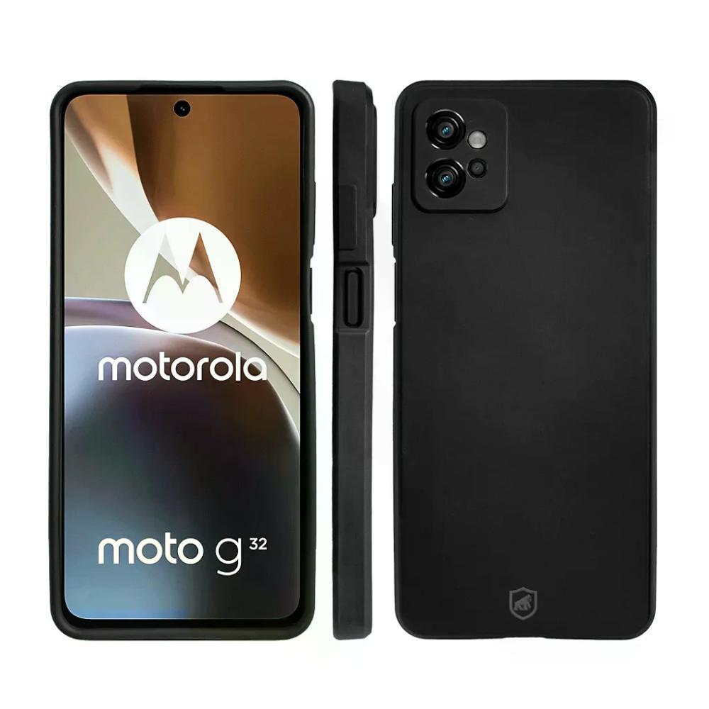 Kit Capa case capinha Silicon Veloz e Película Hydrogel HD para Motorola Moto G32 - Gshield - 4