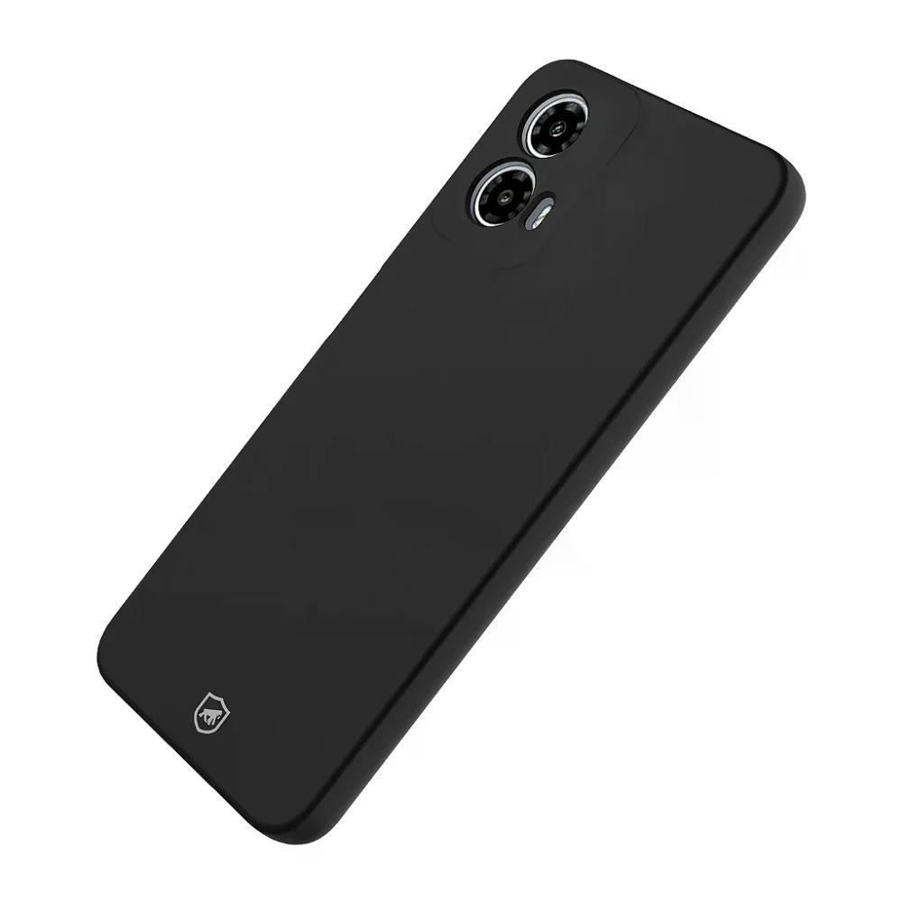 Kit Capa case capinha Silicon Veloz e Película Hydrogel HD para Motorola Moto G24 - Gshield - 5