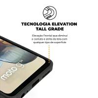 Kit Capa case capinha Silicon Veloz e Película Hydrogel HD para Motorola Moto G24 - Gshield - 3