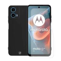 Kit Capa case capinha Silicon Veloz e Película Hydrogel HD para Motorola Moto G34 - Gshield - 1