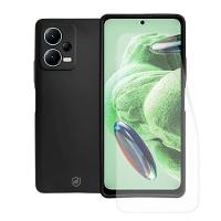 Kit Capa case capinha Silicon Veloz e Película Hydrogel HD para Xiaomi Redmi Note 12 5G - Gshield - 1