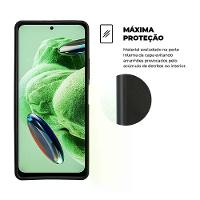 Kit Capa case capinha Silicon Veloz e Película Hydrogel HD para Xiaomi Redmi Note 12 5G - Gshield - 3