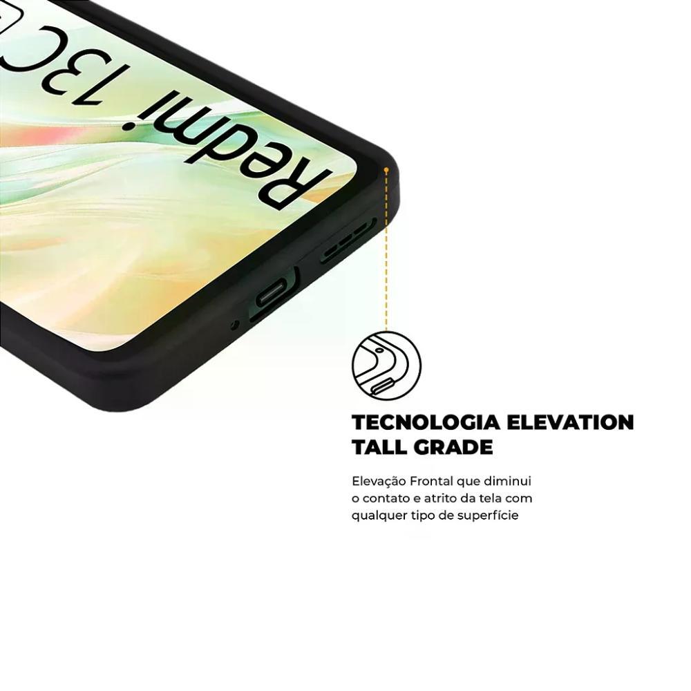 Kit Capa case capinha Silicon Veloz e Película Hydrogel HD para Xiaomi Redmi 13C - Gshield - 2