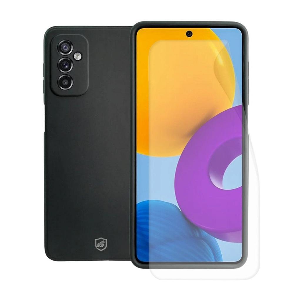 Kit Capa case capinha Silicon Veloz e Película Hydrogel HD para Samsung Galaxy M52 - Gshield - 1