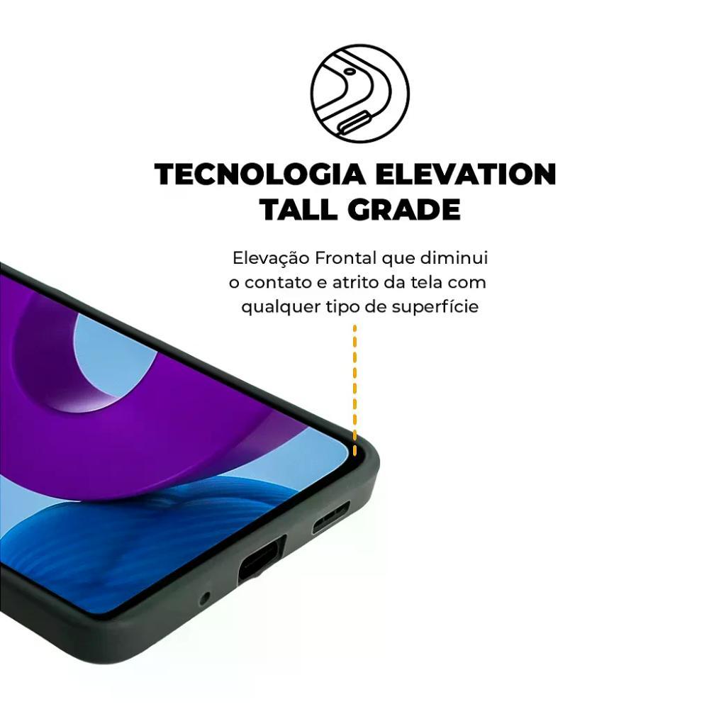 Kit Capa case capinha Silicon Veloz e Película Hydrogel HD para Samsung Galaxy M52 - Gshield - 3