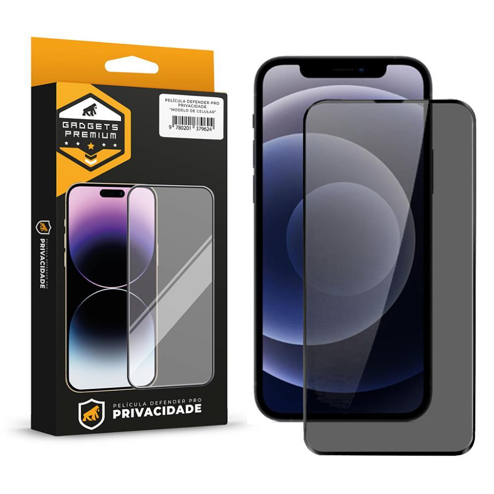 Película para iPhone 12 - Defender Pro Privacidade - Preta - Gshield - 1