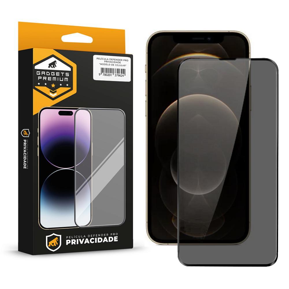 Película para iPhone 12 Pro - Defender Pro Privacidade - Preta - Gshield - 1