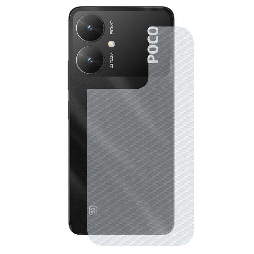 Película para Xiaomi Poco M6 5G - Traseira de Fibra de Carbono - Gshield - 1