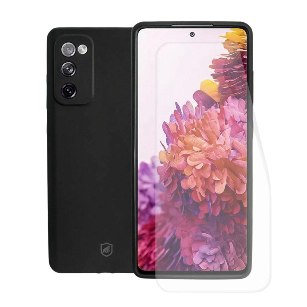 Kit Capa case capinha Silicon Veloz e Película Hydrogel HD para Samsung Galaxy S20 FE - Gshield - 1