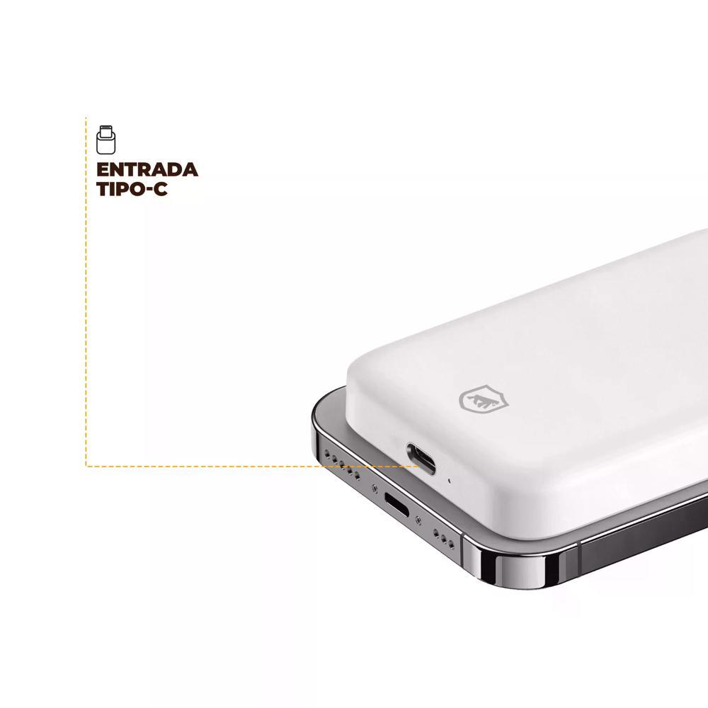 Carregador Portátil MagPower 5.000 MaH - Branco - Gshield - 2