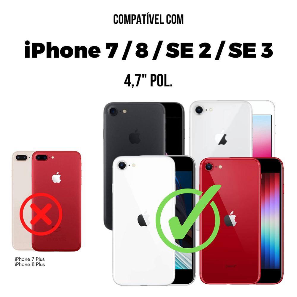 Película para iPhone 7 / 8 / SE 2 / SE 3 - Defender Pro - Preta - Gshield - 2