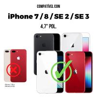 Película para iPhone 7 / 8 / SE 2 / SE 3 - Defender Pro - Preta - Gshield - 2