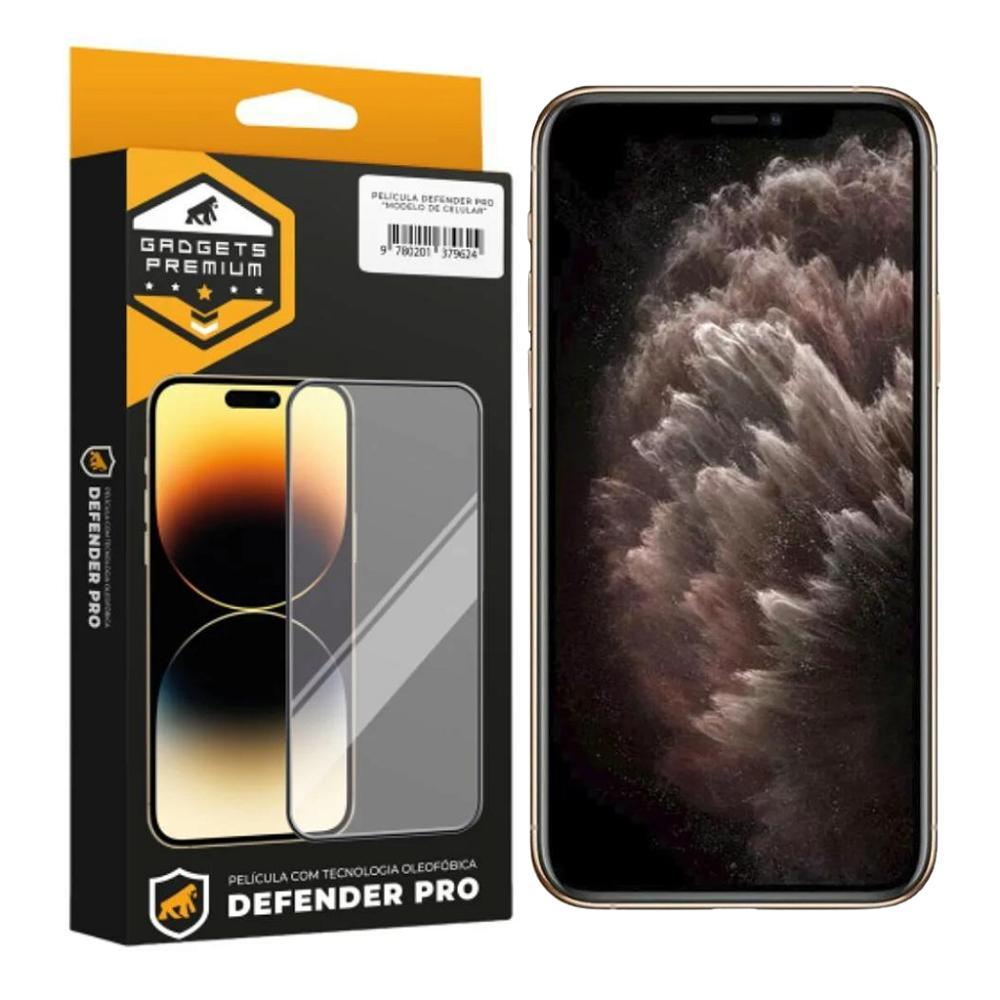 Película para iPhone 11 Pro Max - Defender Pro - Preta - Gshield - 1