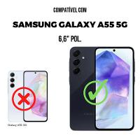 Capa case capinha para Samsung Galaxy A55 5G - Silicon Veloz - Gshield - 2