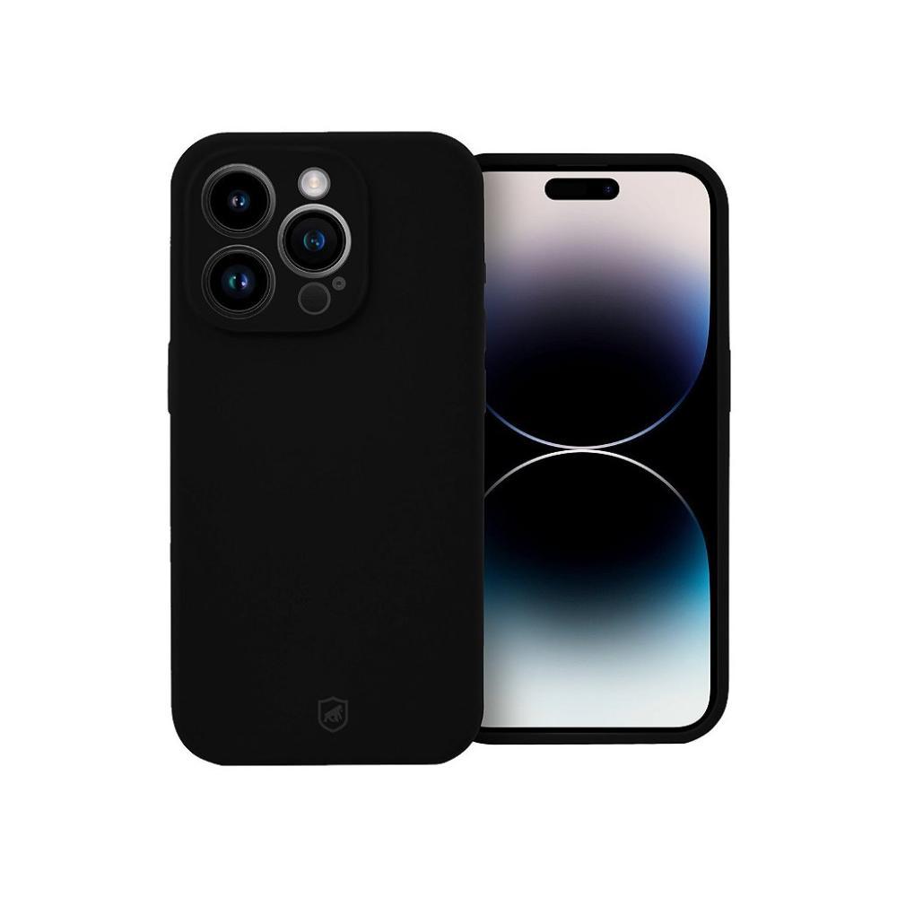 Capa case capinha para iPhone 14 Pro - Silicon Premium Preta - Gshield - 1