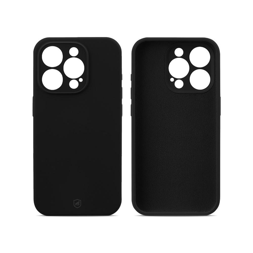 Capa case capinha para iPhone 15 Pro Max - Silicon Premium Preta - Gshield - 5
