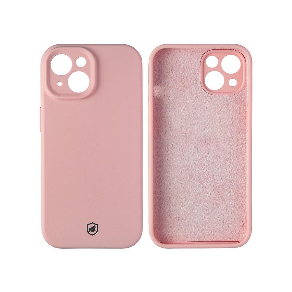 Capa case capinha para iPhone 15 - Silicon Premium Rosa - Gshield - 5
