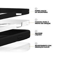 Capa case capinha para iPhone 11 - Silicon Premium Preta - Gshield - 3