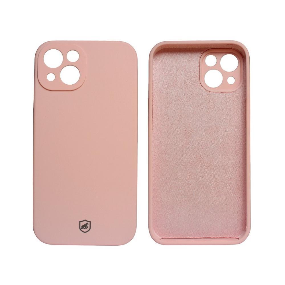 Capa case capinha para iPhone 13 - Silicon Premium Rosa - Gshield - 5