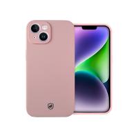Capa case capinha para iPhone 14 - Silicon Premium Rosa - Gshield - 1