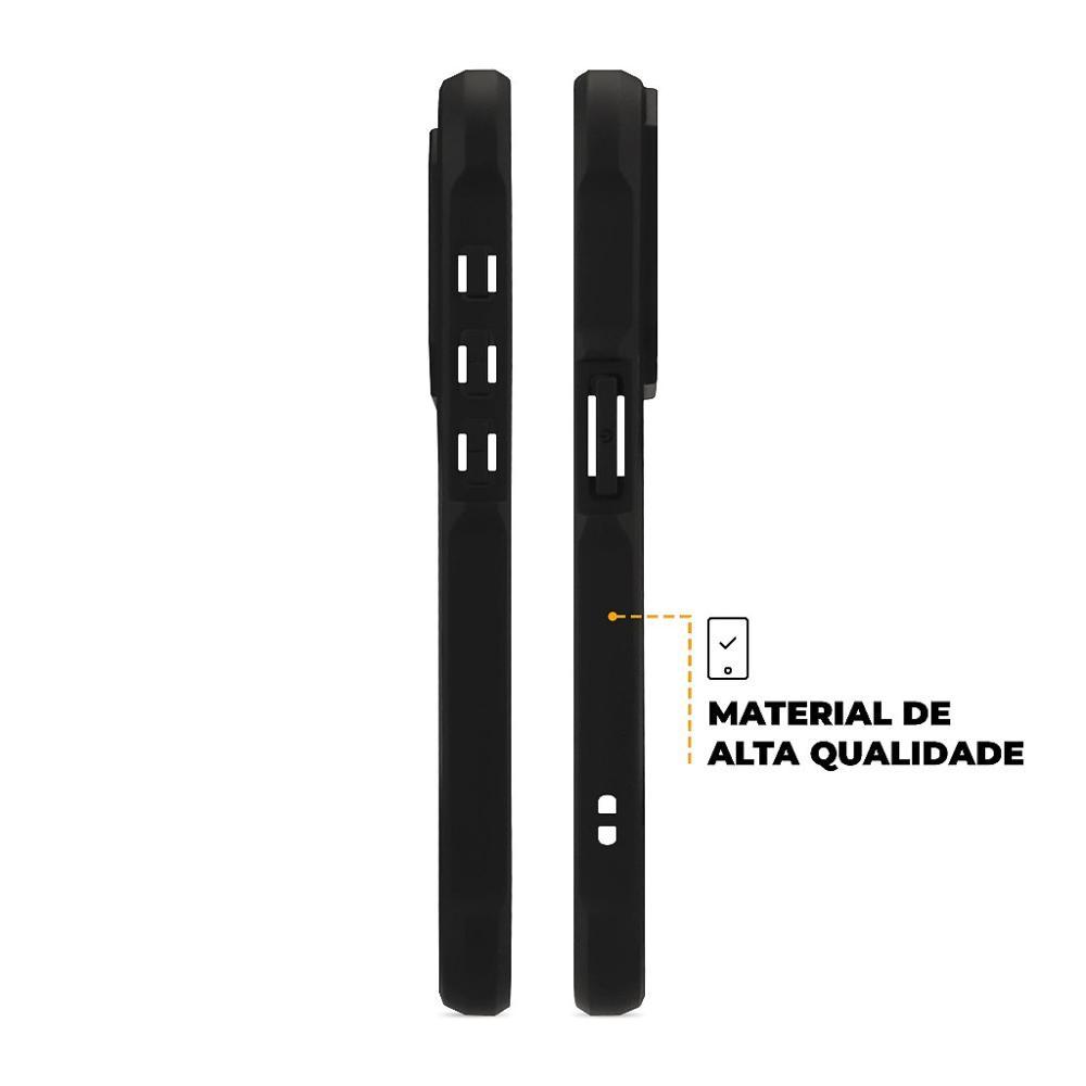 Kit Capa Dual Shock Sense e Pelicula Defender Pro Privacidade para iPhone 15 Pro Max - Gshield - 4
