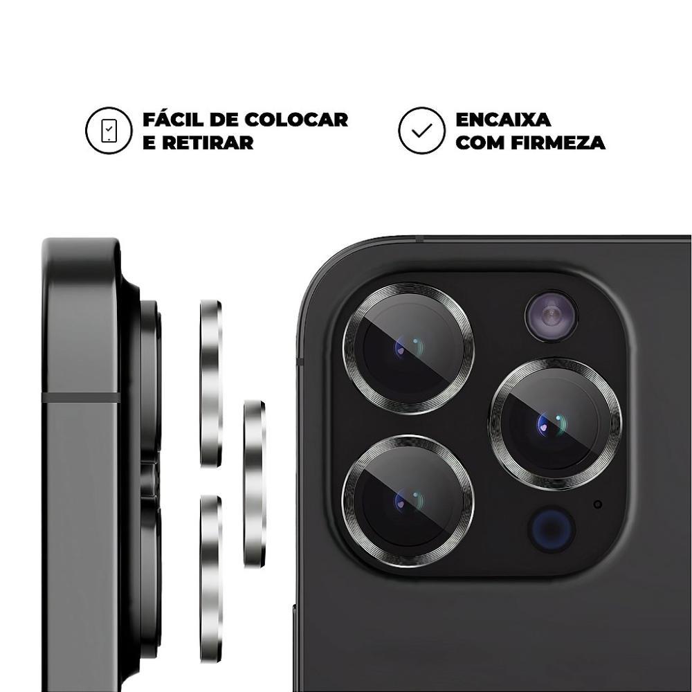 Protetor de Lente para iPhone 14 Pro-One Armor-Prata-Gshield - 3