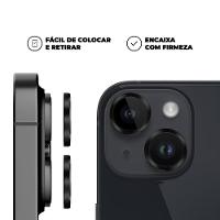 Protetor de lente One Armor para iPhone 14 - Preto - Gshield - 4