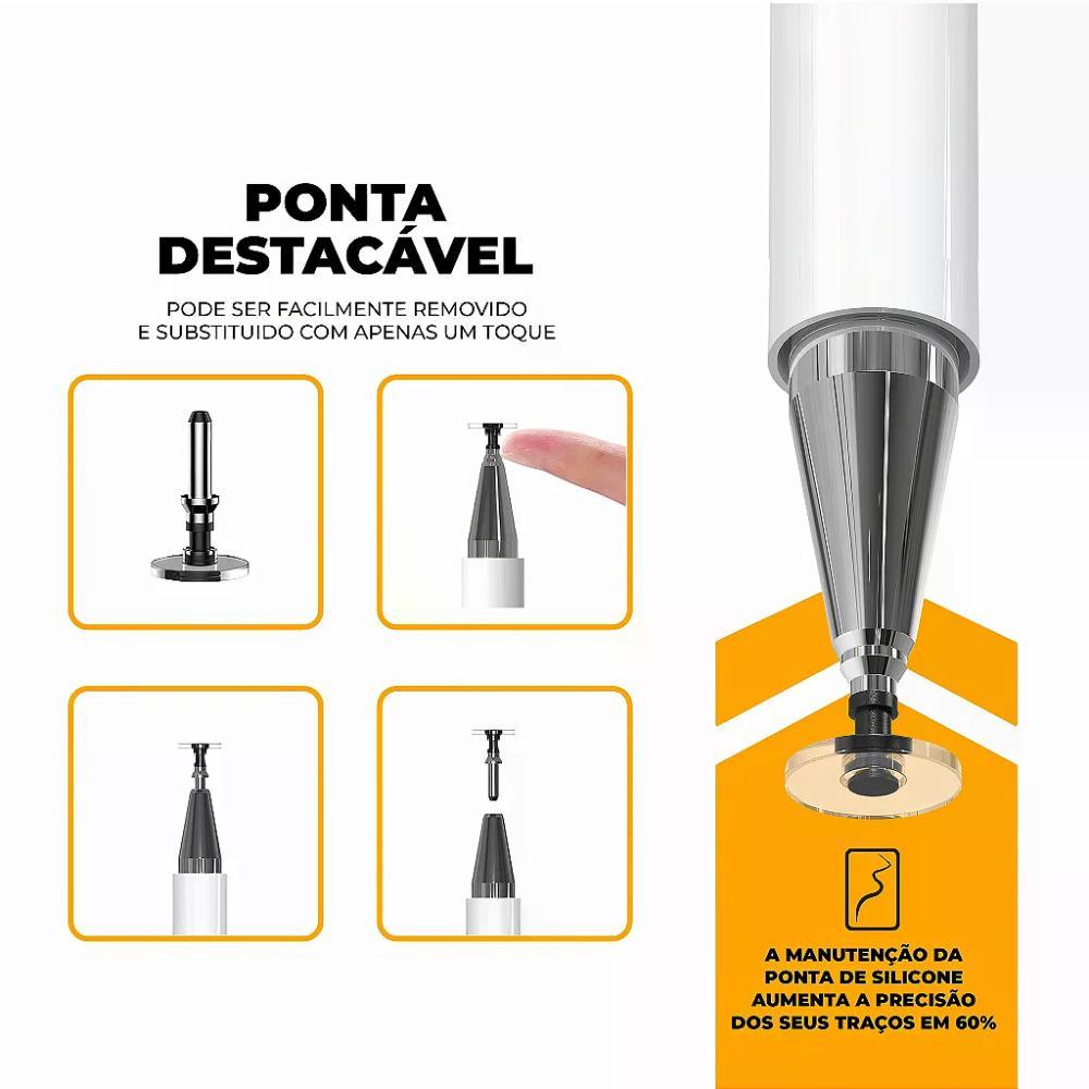 Caneta Dinamic para iPad 9ª Geração - Touch e esferográfica - Gshield - 3