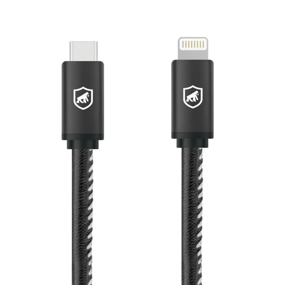 Cabo Turbo Militar - 1,5M - Lightning - Tipo C - Certificado MFI - Homologado - iPhone / iPad - Gshield - 1
