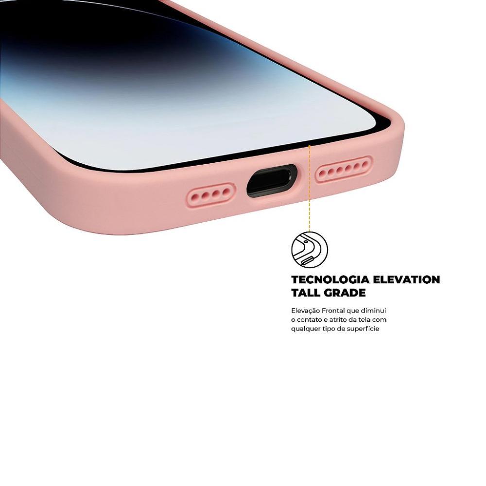 Capa para iPhone 14 Pro Max - Silicon Premium Rosa - Gshield - 3