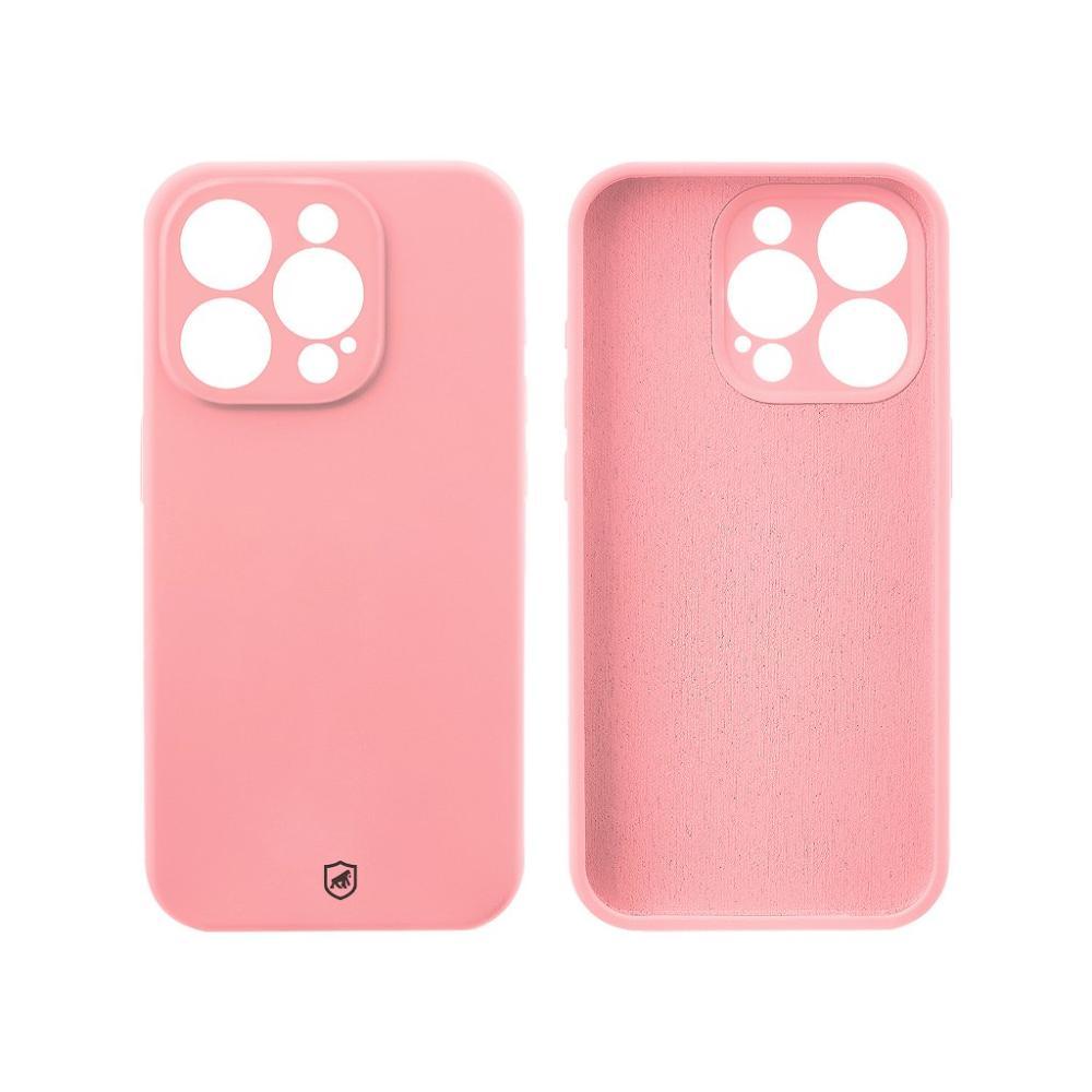 Capa para iPhone 14 Pro Max - Silicon Premium Rosa - Gshield - 5