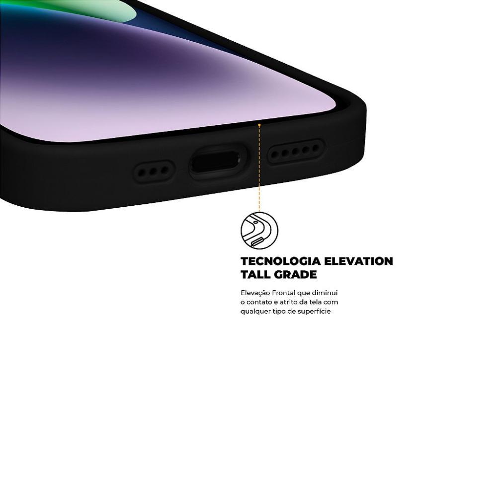 Capa para iPhone 14 - Silicon Premium Preta - Gshield - 3