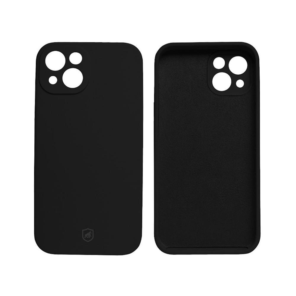 Capa case capinha para iPhone 13 - Silicon Premium Preta - Gshield - 5