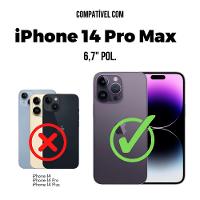 Capa para iPhone 14 Pro Max - Silicon Premium Preta - Gshield - 2