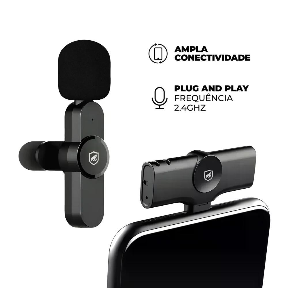 Microfone de Lapela Flex - Lightning - Gshield - 3