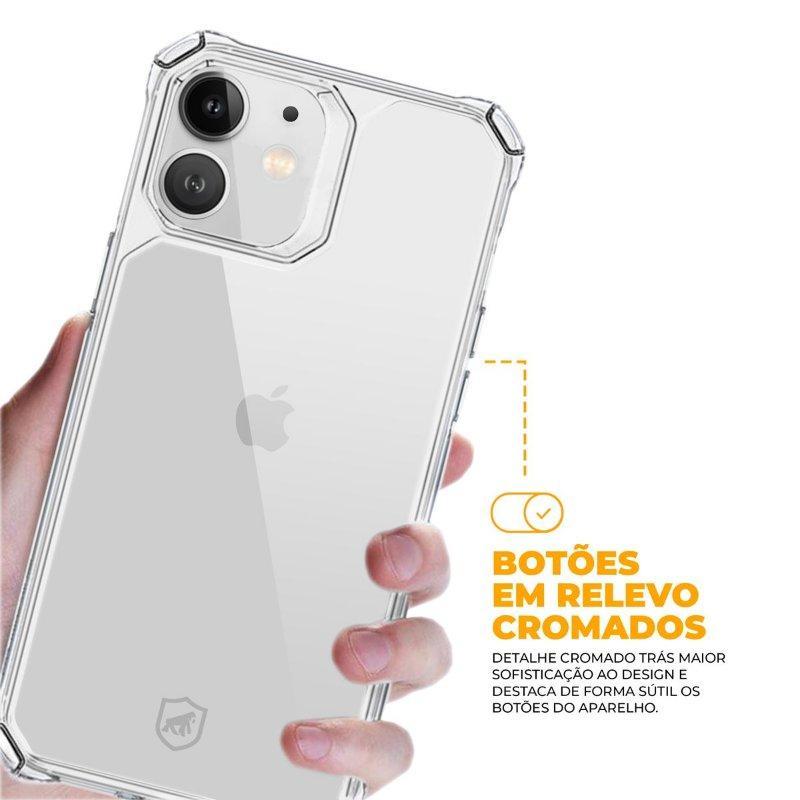Kit Capa Clear Proof e Pelicula Coverage 5D Pro Preta para iPhone 12 - Gshield - 4