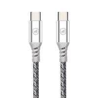 Cabo Dual Tech PD 100W Tipo C / Tipo C -Branco-1,8M- Gshield - 1