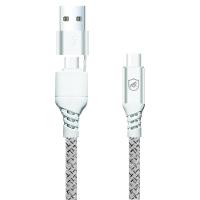 Cabo Thunder 65W 2 em 1 Tipo C/Tipo C/USB-A - 1,8M - Gshield - 1