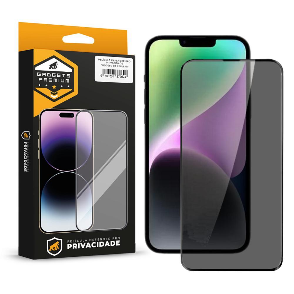 Película para iPhone 14 Plus - Defender Pro Privacidade - Preta - Gshield - 1