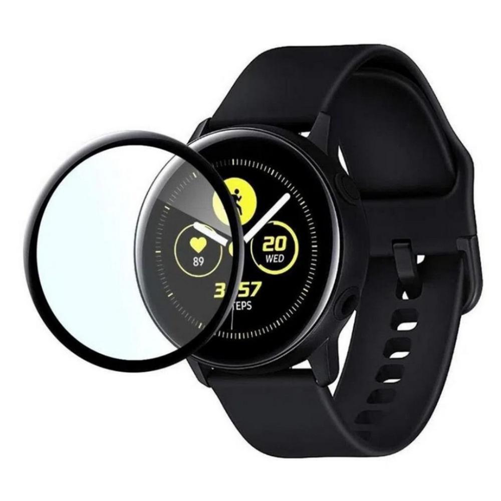 Película Coverage 5D Pro Preta para Samsung Watch Active 2 44M - Gshield - 1