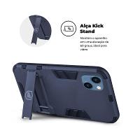 Kit Capa Armor e Pelicula Coverage 5D Pro Preta para iPhone 13 - Gshield