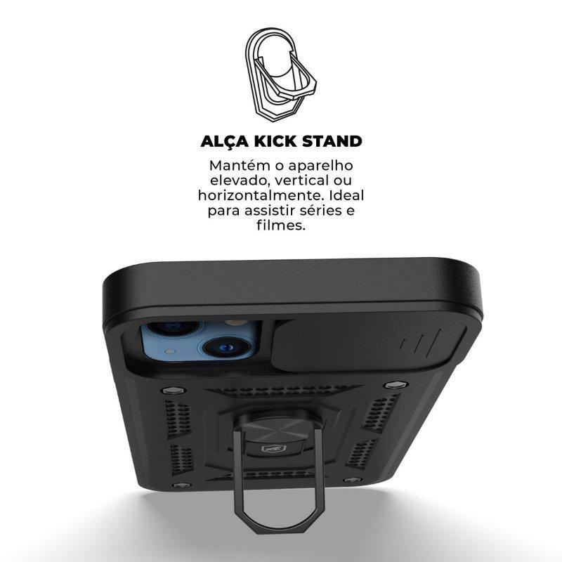 Capa Dinamic Cam e Pelicula Coverage para iPhone 13 -Gshield - 4