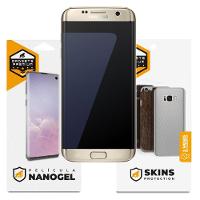 Película de Nano Gel Dupla + traseira fibra de carbono para Samsung Galaxy S7 Edge - Gshield (Cobre toda tela) - 2