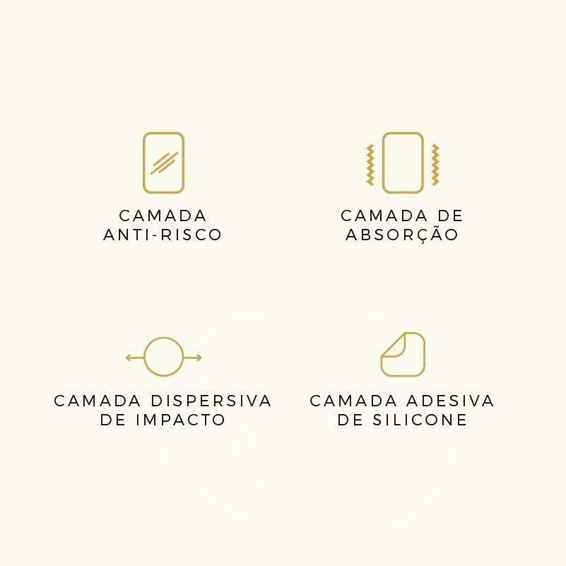 Película de Nano Gel Dupla + traseira fibra de carbono para Samsung Galaxy J7 Prime - Gshield (Cobre toda tela) - 4