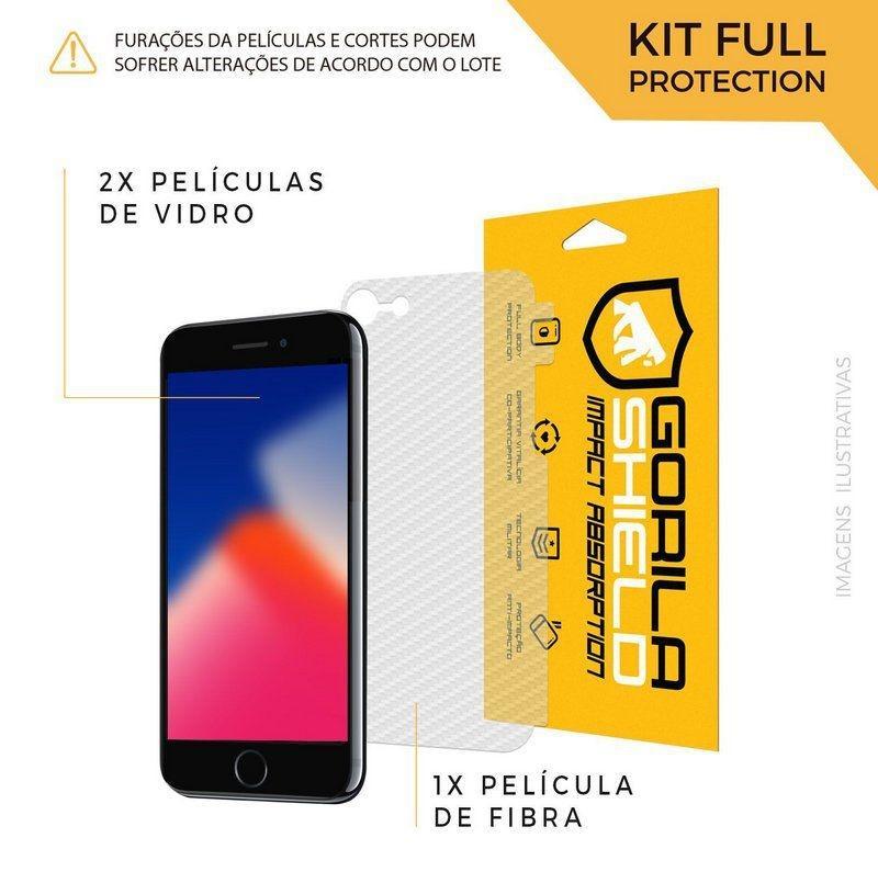 Película de Vidro Dupla + Traseira Fibra de Carbono para iPhone 8 Plus - Gshield - 2