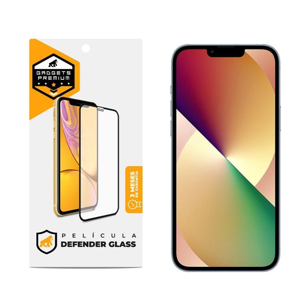 Película Defender Glass para iPhone 13 Pro - Preta - Gshield - 1