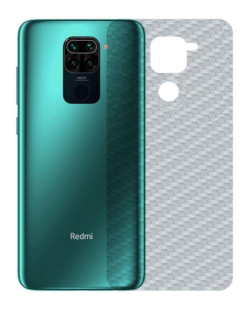 Película Defender Glass + Camera + Fibra de Carbono + Capa case capinha Dual Shock X Para Redmi Note 9 - Gshield - 5