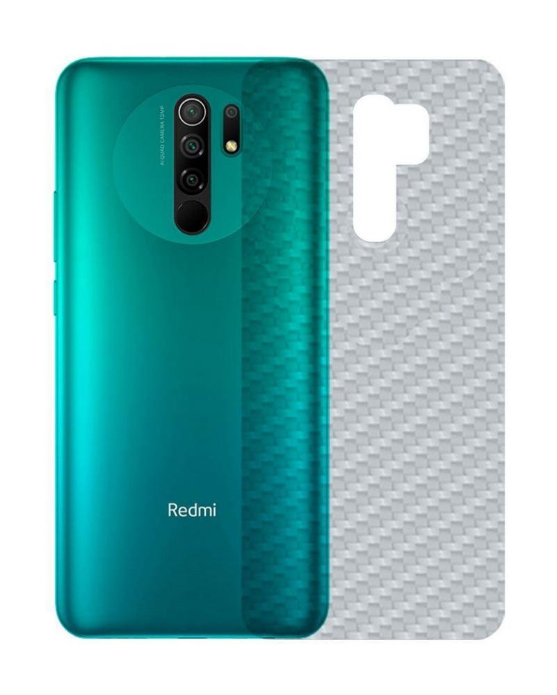 Película Defender Glass + Camera + Fibra de Carbono + Capa case capinha Dual Shock X Para Redmi 9 - Gshield - 5