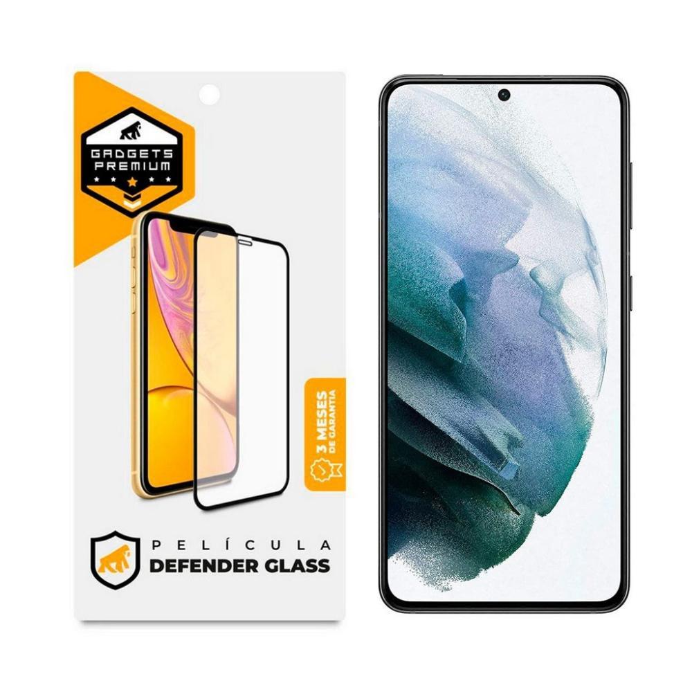 Película Defender Glass para Samsung Galaxy S22 Plus - Preta - Gshield - 1