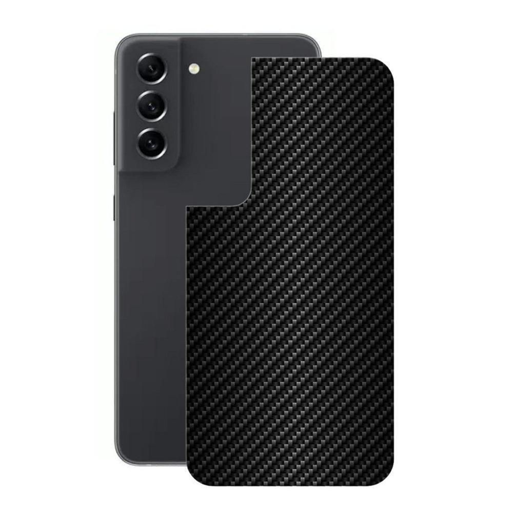 Película Galaxy S21 FE -Traseira Fibra Carbono Preta-Gshield - 1